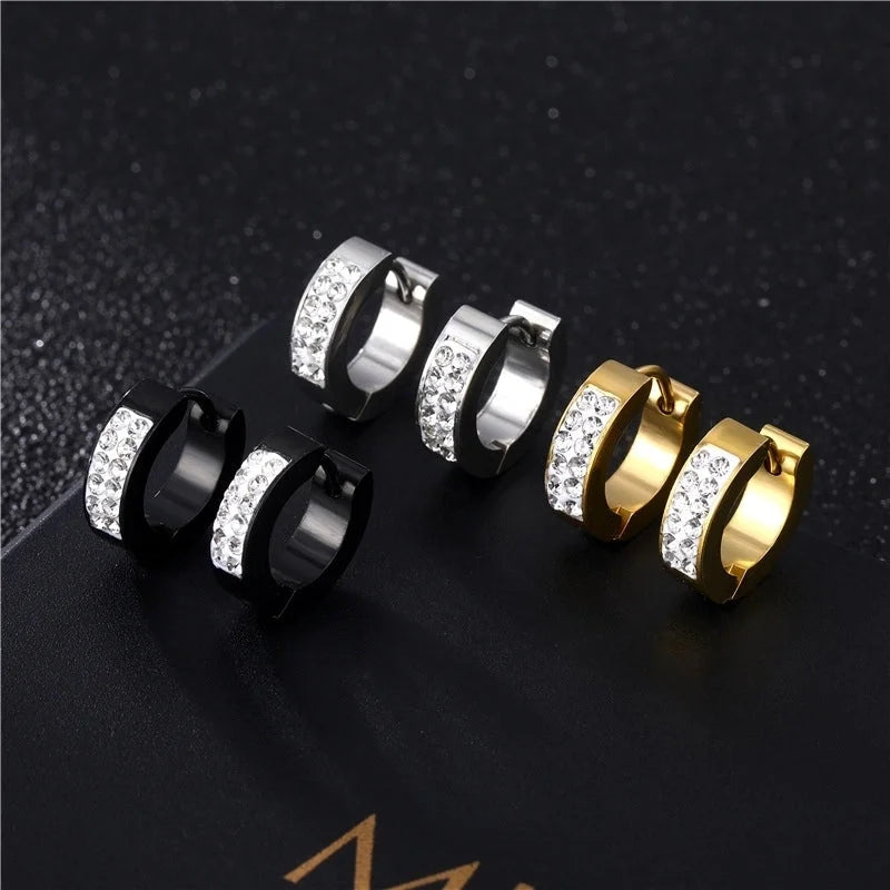 Minimalist Geometric Stainless Steel Earrings Polishing Stainless Steel Earrings