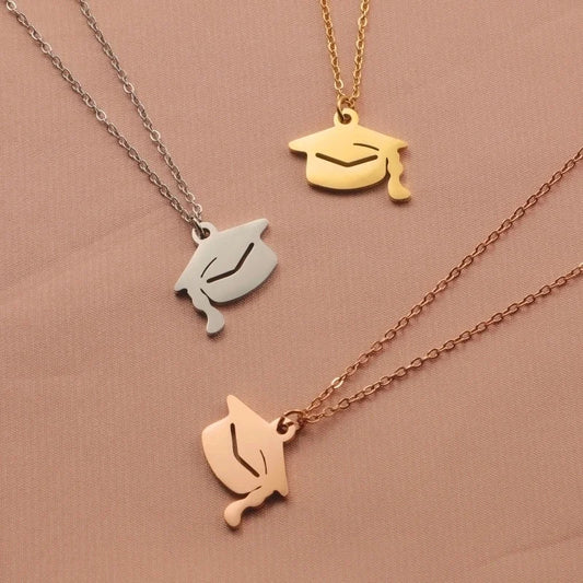 Minimalist Classic Style Solid Color 304 Stainless Steel Pendant Necklace