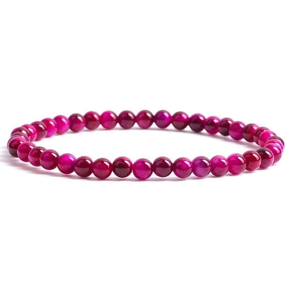 Romantic Classic Style Round Natural Stone Bracelets In Bulk