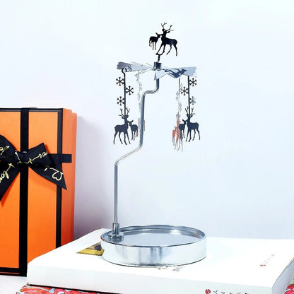 Novelty Solid Color Stainless Steel Metal Candlestick