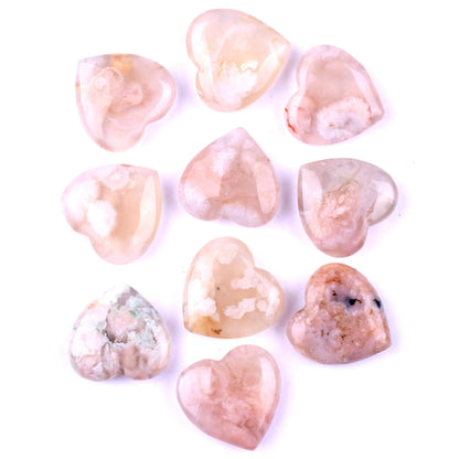 2 Pieces Gemstoen Heart Special Large Favorably 20Mm Pink Crystal Love Amethyst Heart-Shaped Ornaments