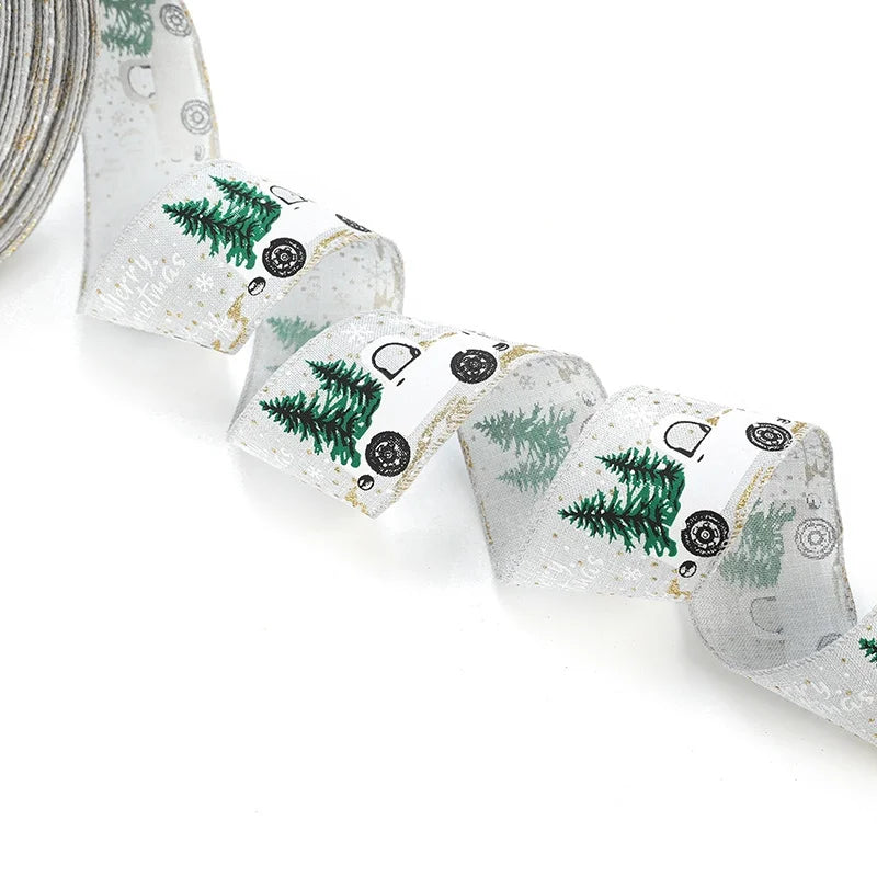 Christmas Casual Sweet Christmas Tree Car Imitated Hemp Party Festival Decorative Props