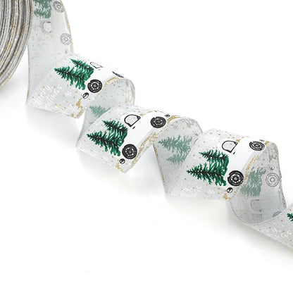 Christmas Casual Sweet Christmas Tree Car Imitated Hemp Party Festival Decorative Props