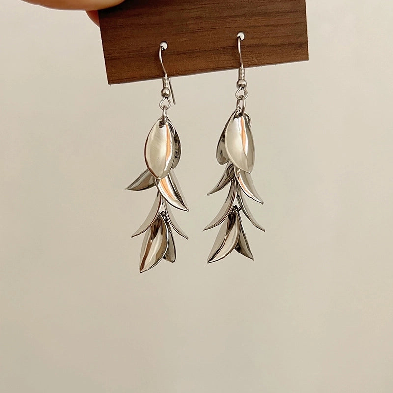 Elegant Luxury Long Tassel Pearl Earrings Niche Design High-grade Internet Celebrity Hot Earrings Earrings Earrings For Women