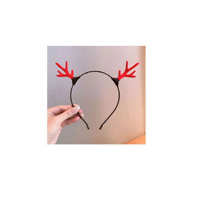 Christmas Cute Antlers Cloth Festival Hairpin