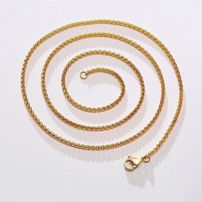 Modern Style Geometric 201 Stainless Steel Plating Stainless Steel Necklaces