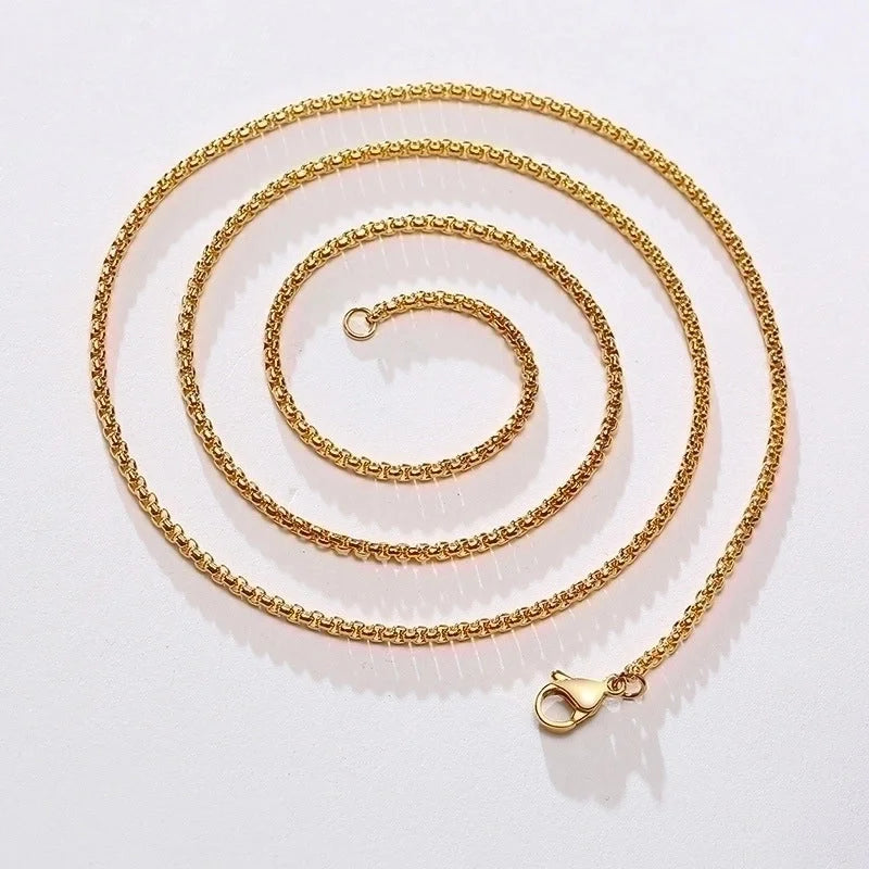 Modern Style Geometric 201 Stainless Steel Plating Stainless Steel Necklaces