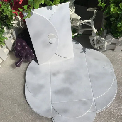 15.5*10.5cm Large Love Buckle Pearlescent Envelope High-grade Thick Postcard Storage Envelope