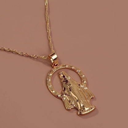 Copper Hip-Hop Retro Polishing Solid Color Snake Necklace