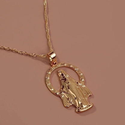 Copper Hip-Hop Retro Polishing Solid Color Snake Necklace