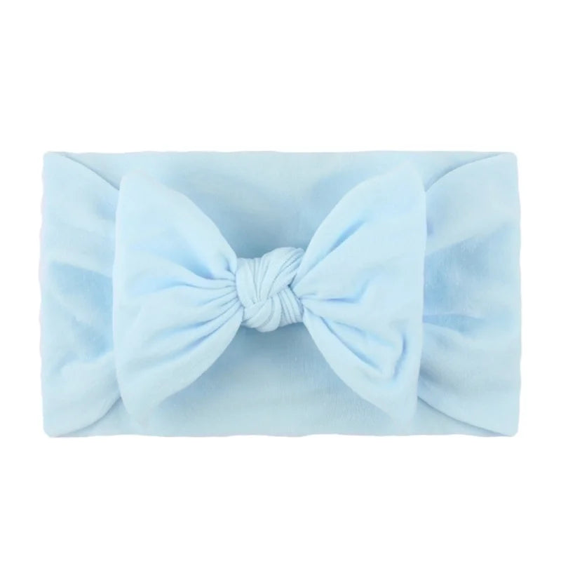 Kid's Fashion Solid Color Bow Knot Cloth Braid Hair Band