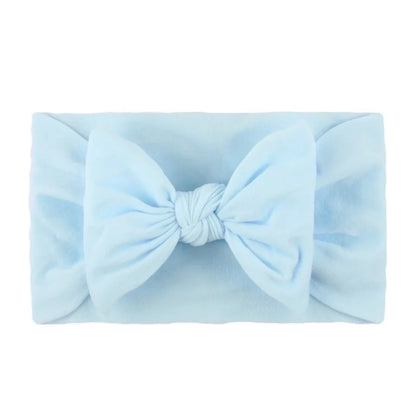 Kid's Fashion Solid Color Bow Knot Cloth Braid Hair Band