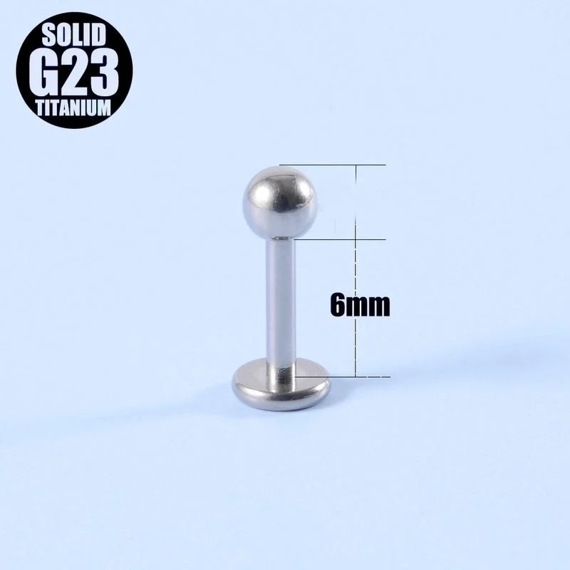 2 Pieces Ear Cartilage Rings & Studs Fashion Geometric G23 Titanium Polishing