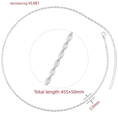 Hip-Hop Minimalist Solid Color Copper 18K Gold Plated Necklace