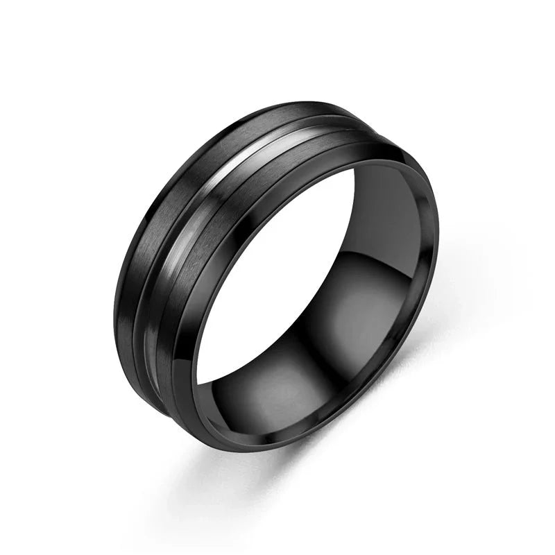 Fashion Geometric Stainless Steel Stainless Steel Rings