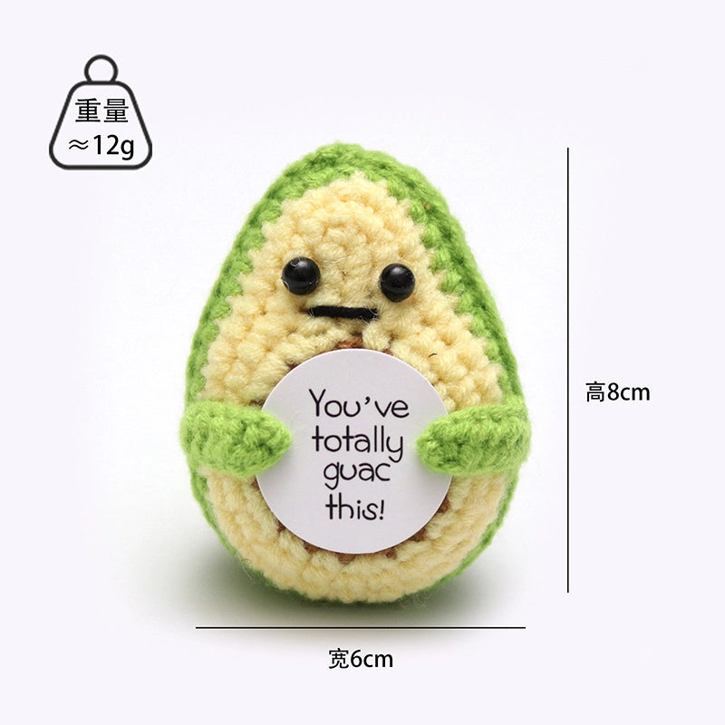 Cartoon Style Cute Animal Fruit Yarn Artificial Decorations