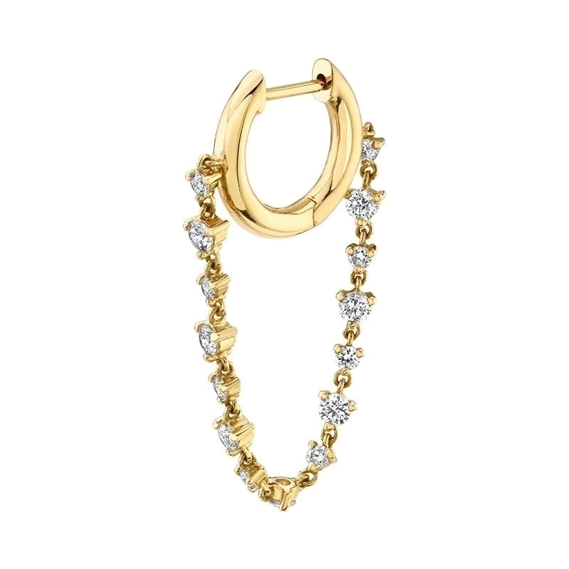 1 Pair Minimalist Waves Flower Plating Inlay Copper Zircon Drop Earrings