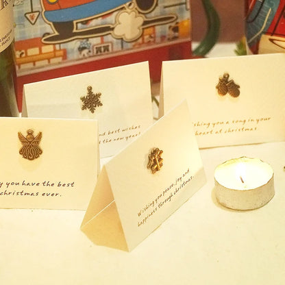 Christmas Minimalist Classic Style Letter Party Festival Card