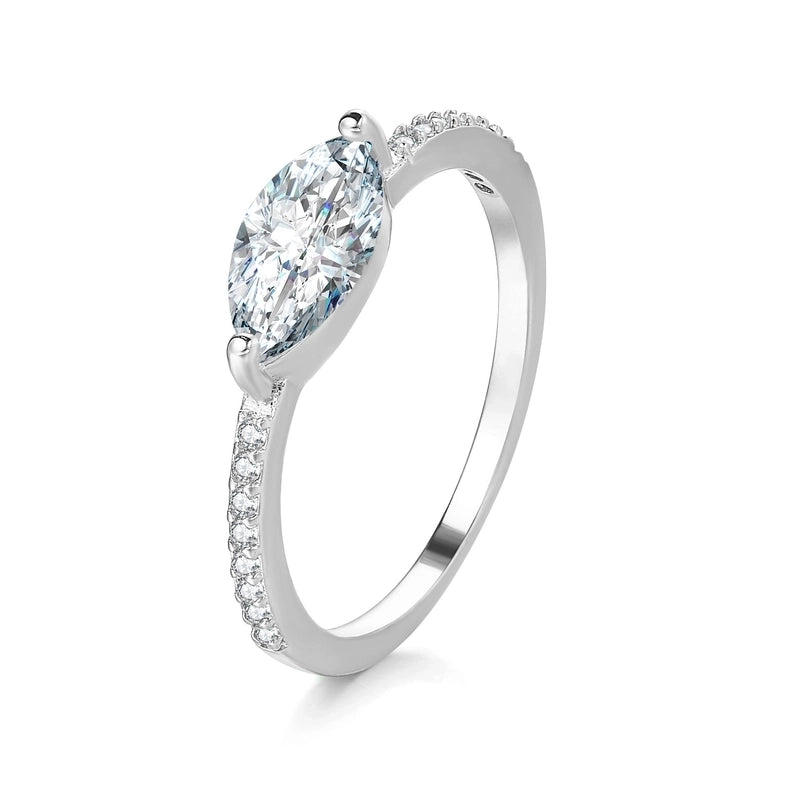 Fashion Geometric Copper Plating Zircon Rings