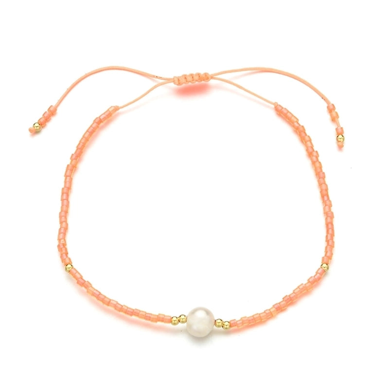 Bohemian Colorful Freshwater Pearl Seed Bead Bracelets