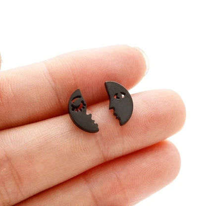 1 Pair Christmas Sweet Minimalist Snowflake Irregular Polishing Plating 304 Stainless Steel 18K Gold Plated Ear Studs