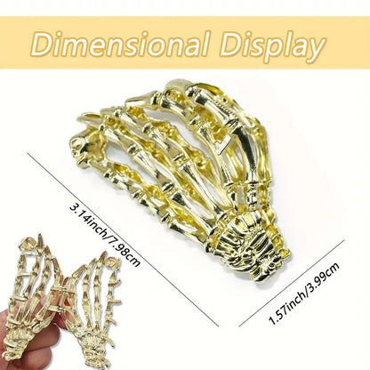 Halloween Elegant Lady Streetwear Women's Bat Metal Plating Hair Claws