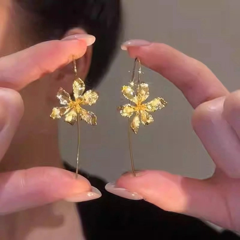 1 Pair Casual Minimalist Round Heart Shape Plating Inlay Copper Zircon Earrings