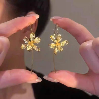 1 Pair Casual Minimalist Round Heart Shape Plating Inlay Copper Zircon Earrings