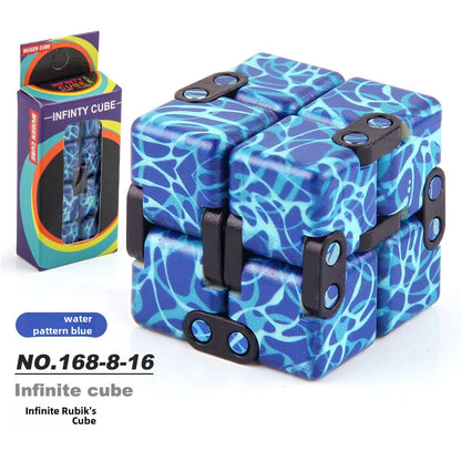 New Strange Decompression Toy UV Printing Infinite Rubik's Cube Decompression Folding Changeable Rubik's Cube Fingertip Rubik's Cube Manufacturer Resources