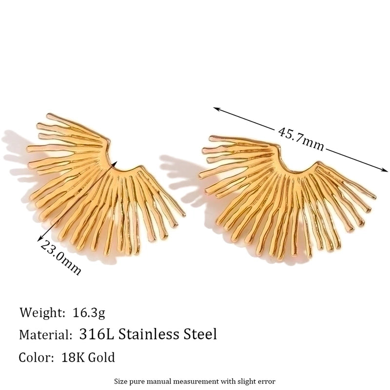 1 Pair Vintage Style Minimalist Classic Style C Shape Plating Inlay 304 Stainless Steel Zircon 18K Gold Plated Ear Studs