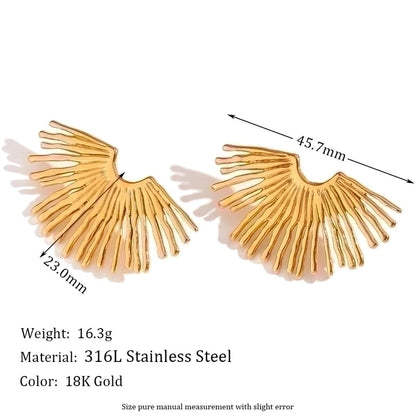 1 Pair Vintage Style Minimalist Classic Style C Shape Plating Inlay 304 Stainless Steel Zircon 18K Gold Plated Ear Studs