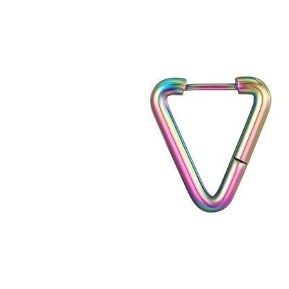 1 Piece Fashion Square Plating 201 Stainless Steel 18K Gold Plated Earrings