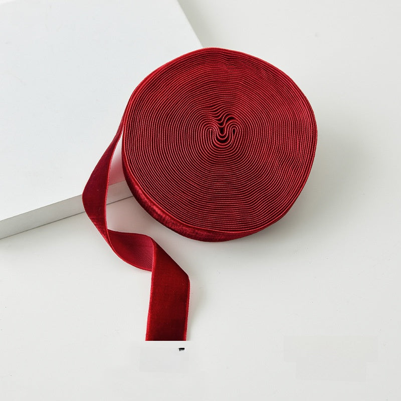 Christmas Velvet Ribbon Gift Wrapping Christmas Diy Bow Tie Christmas Tree Decoration