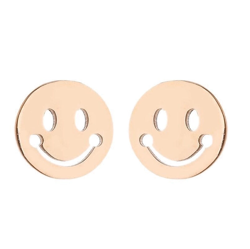 1 Pair Fashion Geometric Plating 304 Stainless Steel 18K Gold Plated Ear Studs