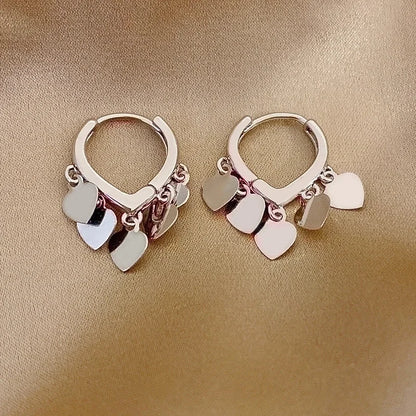 2 Pieces Retro Square Flower Twist Inlay Copper Artificial Pearls Opal Zircon Copper Earrings
