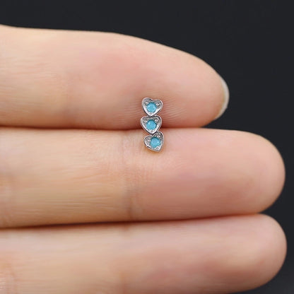 1 Piece Casual Classic Style Heart Shape Butterfly Bow Knot 316 Stainless Steel Copper Resin Rhinestones Glass White Gold Plated Stainless Steel Earrings