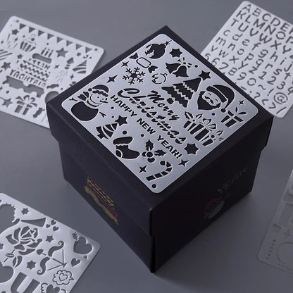 Painting Diy Square Graffiti Template Decorative Border Ruler