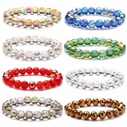 Retro Colorful Natural Stone Beaded Bracelets