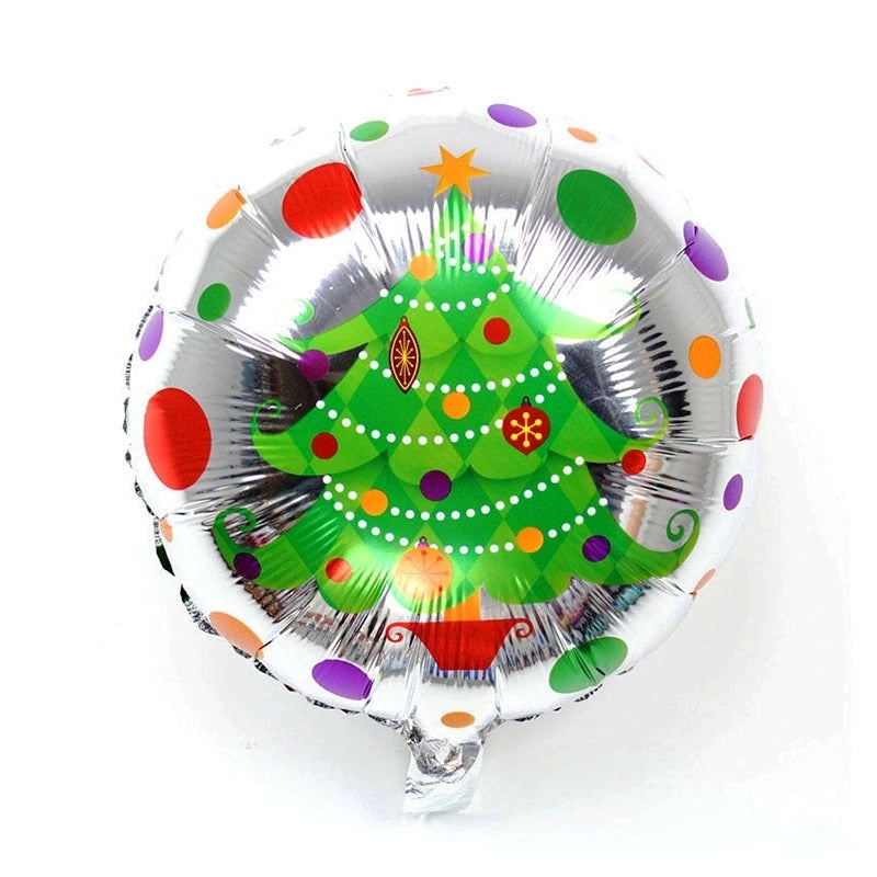 Christmas Casual Christmas Tree Santa Claus Snowman Aluminum Film Party Balloon Balloons