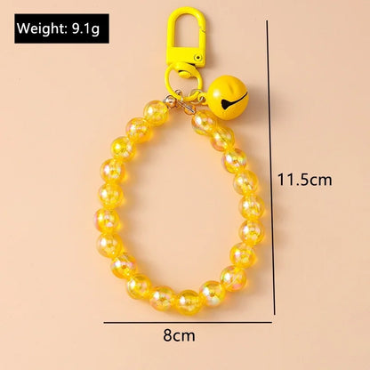 Cute Sweet Bell Arylic Alloy Bag Pendant Keychain