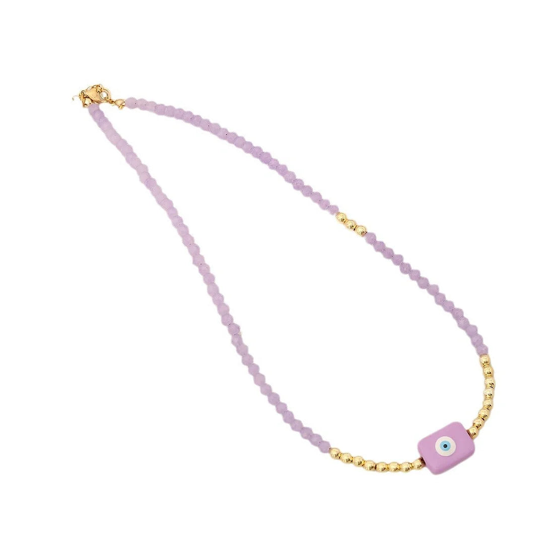 Eye Geometric Artificial Crystal Handmade Necklaces