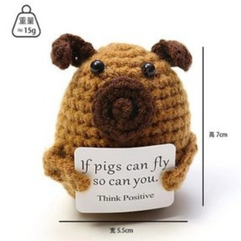 Cartoon Style Cute Animal Fruit Yarn Artificial Decorations