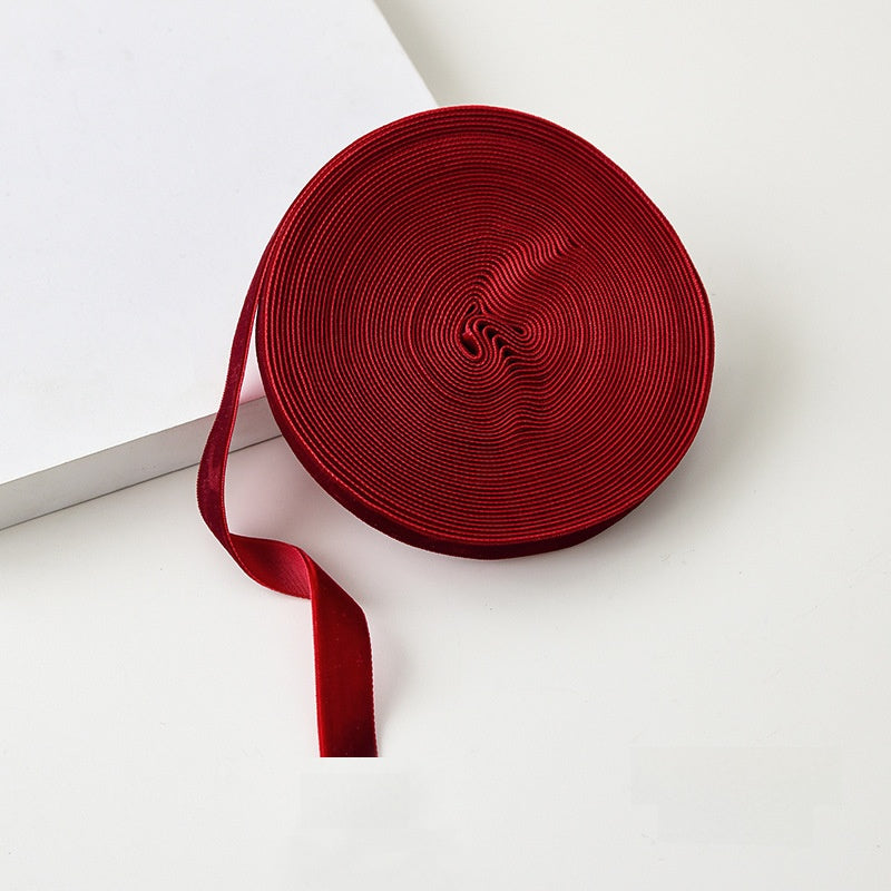 Christmas Velvet Ribbon Gift Wrapping Christmas Diy Bow Tie Christmas Tree Decoration