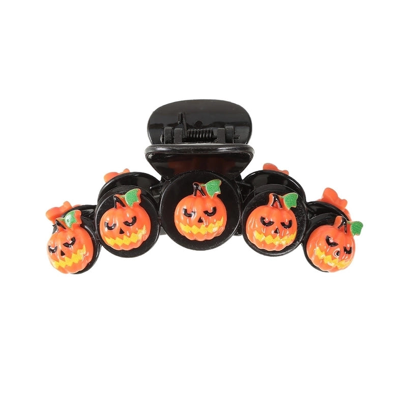 Halloween Women's Pumpkin Plastic Hair Claws