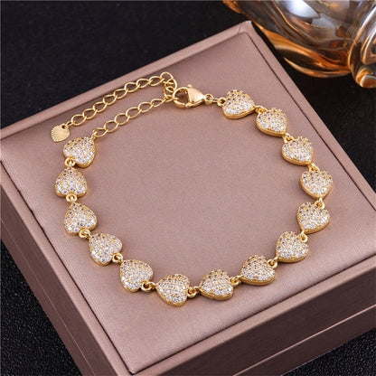 Vintage Style Minimalist Animal Letter Copper Bracelets Cuban Link Chain Curb Chain Cable Chain Box Chain