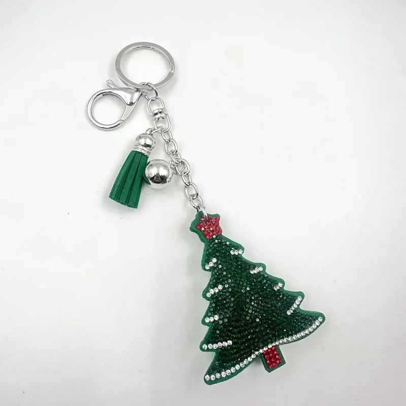 Cute Christmas Women's Metal Keychains Keychains