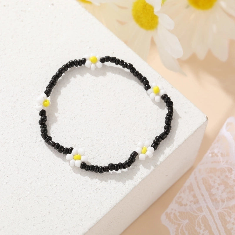 12 Pieces Minimalist Geometric Beaded Inlaid Pearls Women\'s Necklace