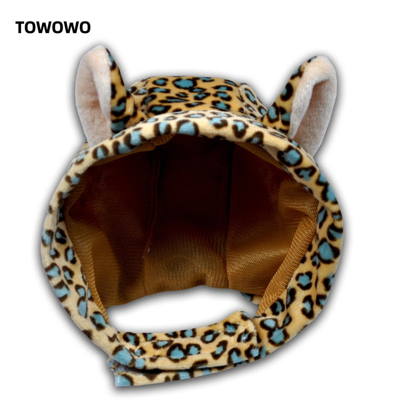 New Year Pet Christmas Hat Cat Cute Head Clothing Products Transformation Panda Small Dog Cat Toy Headgear