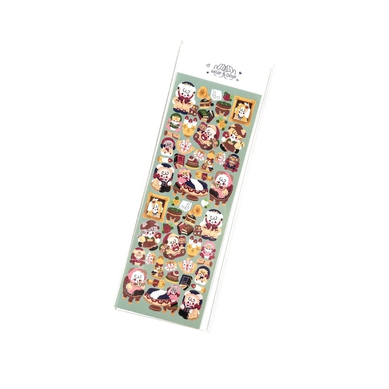 Cute Cartoon Animal Handbook Stickers