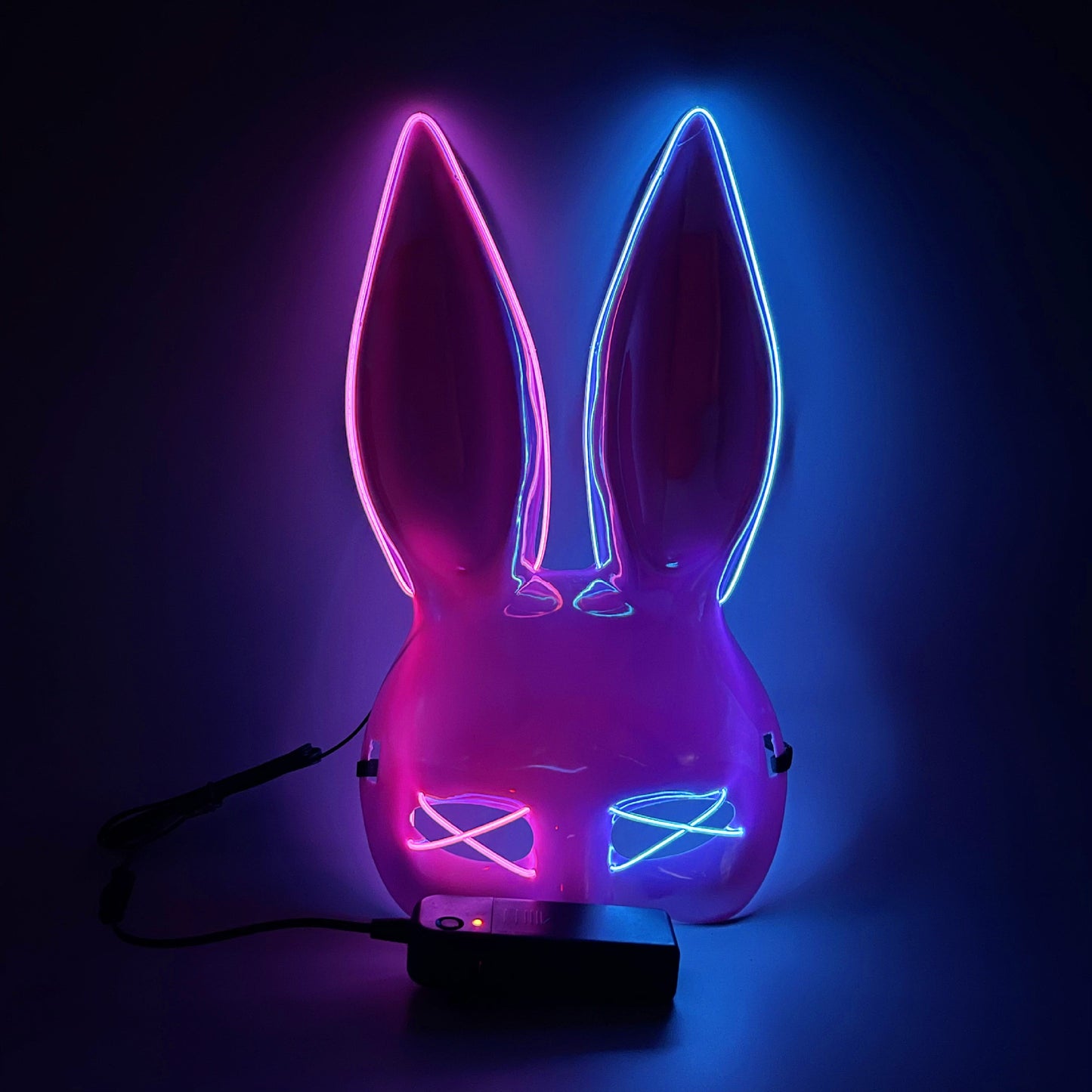 Qualified Glowing Bunny Girl Mask Glowing Mask Cool Costume Mask Party Ball Halloween Costume Prop